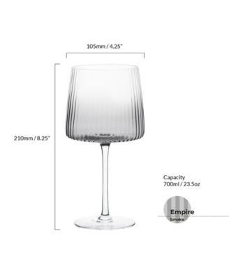 Empire Gin Glasses Smoke, Set of 2