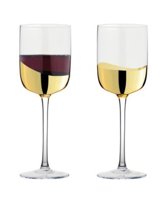 Wave Wine Glasses, Set of 2