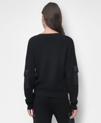 Women's Cargo V-Neck Sweater 