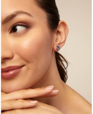 Metal Alloy and Faceted Crystal Earrings