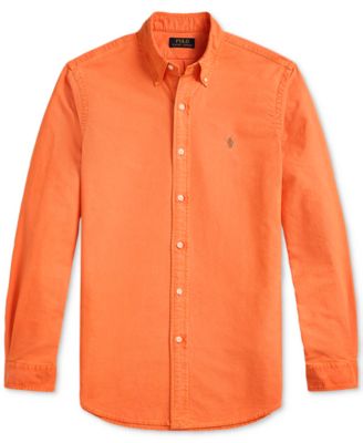 Polo Ralph Lauren Men's Classic Fit Mineral-Dyed Oxford