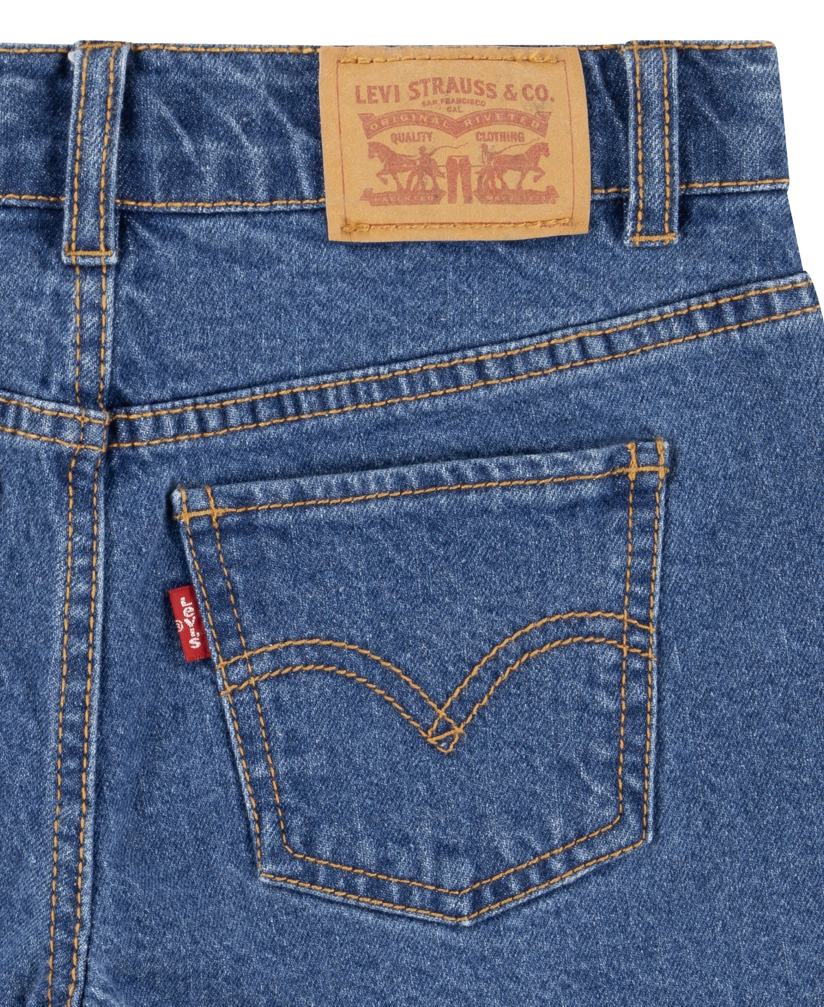 LEVI'S BIG GIRLS A-LINE SHORTS 