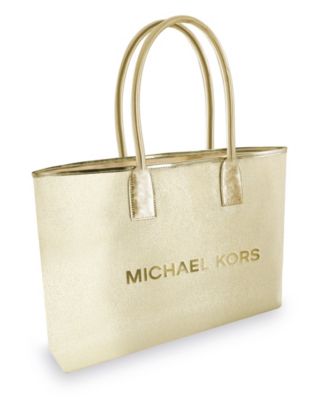 FREE Gold Tote Bag with $116 purchase from the Michael Kors 