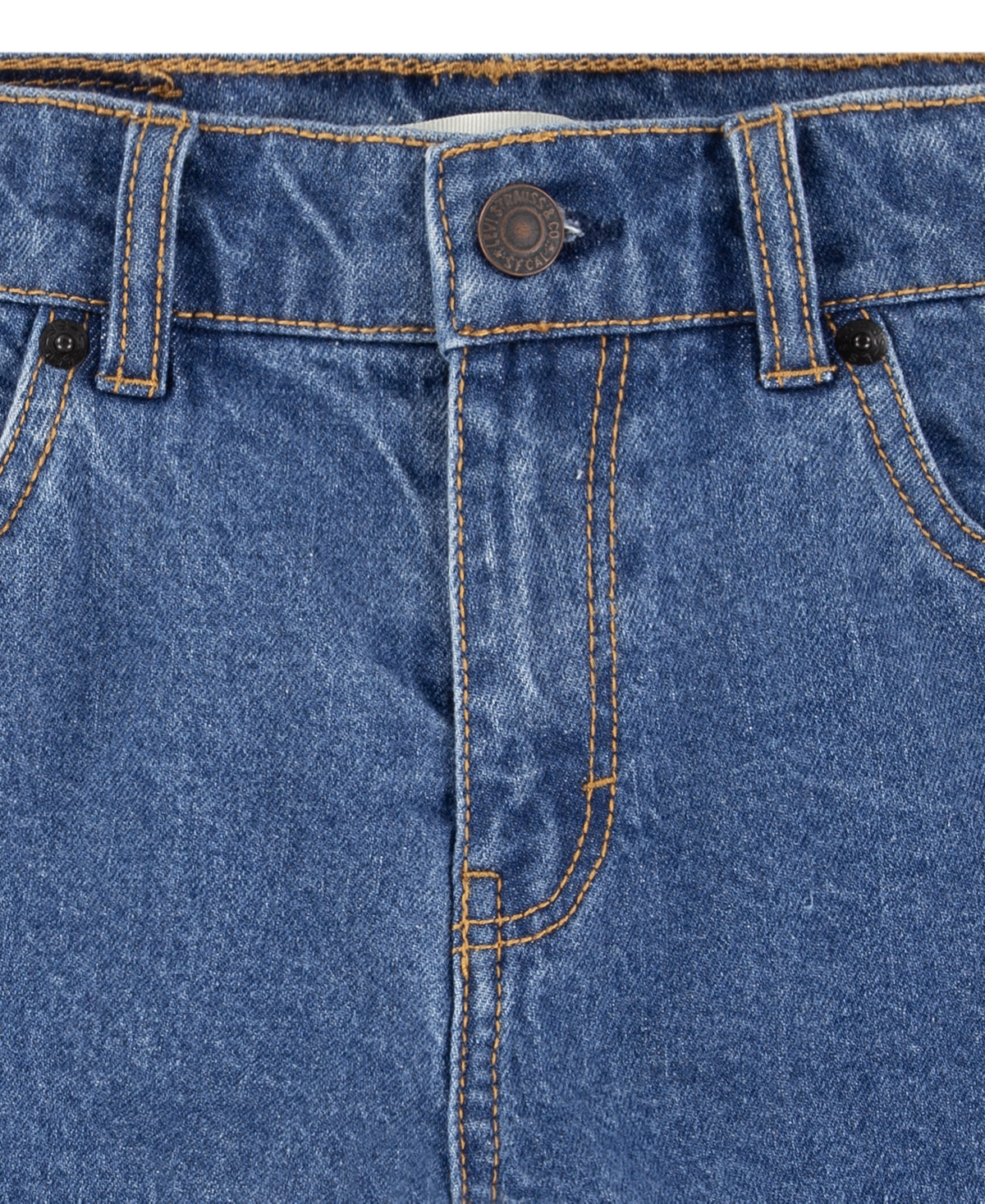 Shop Levi's Little Girls A-line Shorts In Hold My Purse