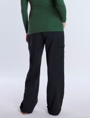 Maternity Under the Belly Utility Cargo Relaxed Fit Pant - Motherhood