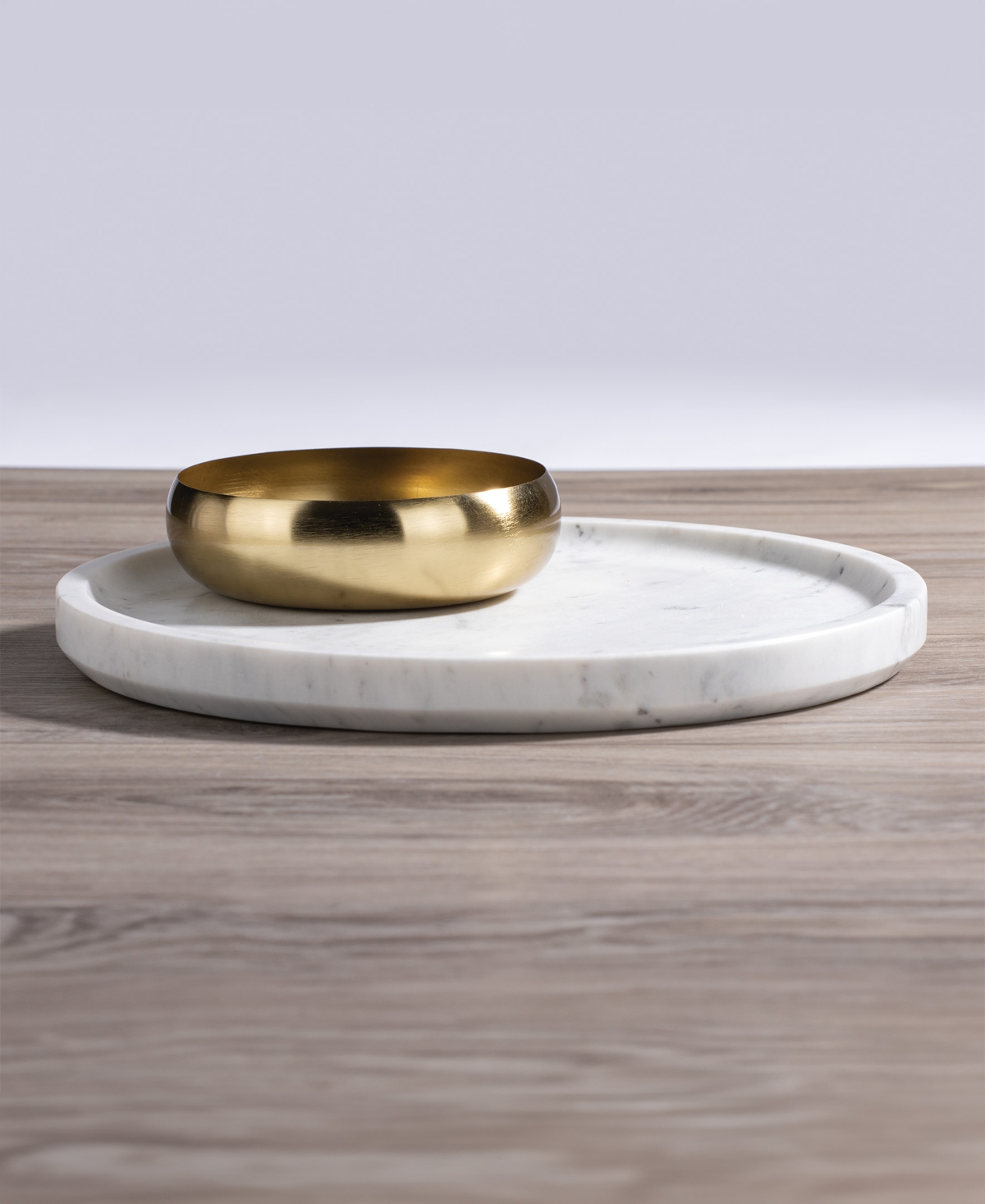 Thirstystone Uptown Marble Chip Dip Bowl In White,gold