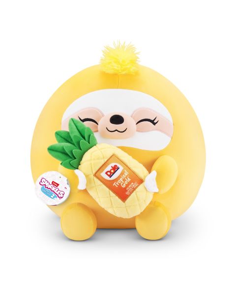 Детская мягкая игрушка Snackles Zuru Large Sloth and Dole Pinapple Soft Plush Toy