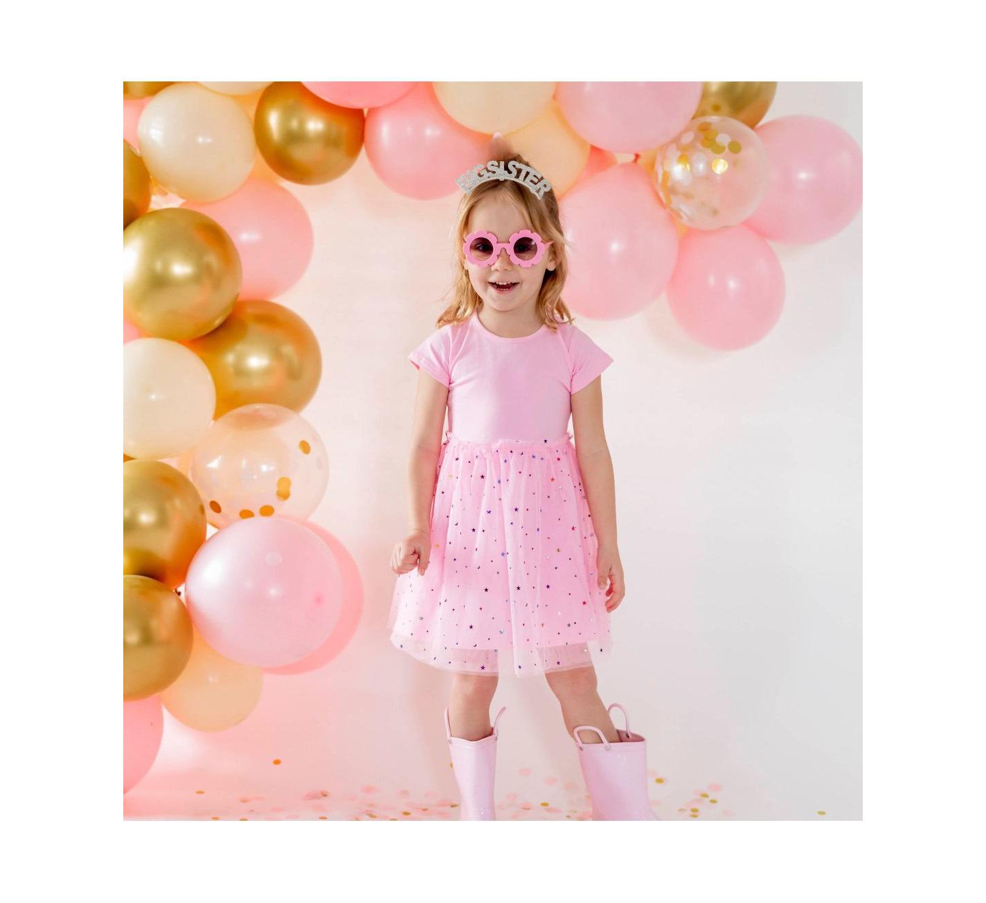 Аксессуары для волос Sweet Wink Child Silver Big Sister Headband для девочек, цвет: Серебряный — фото 2