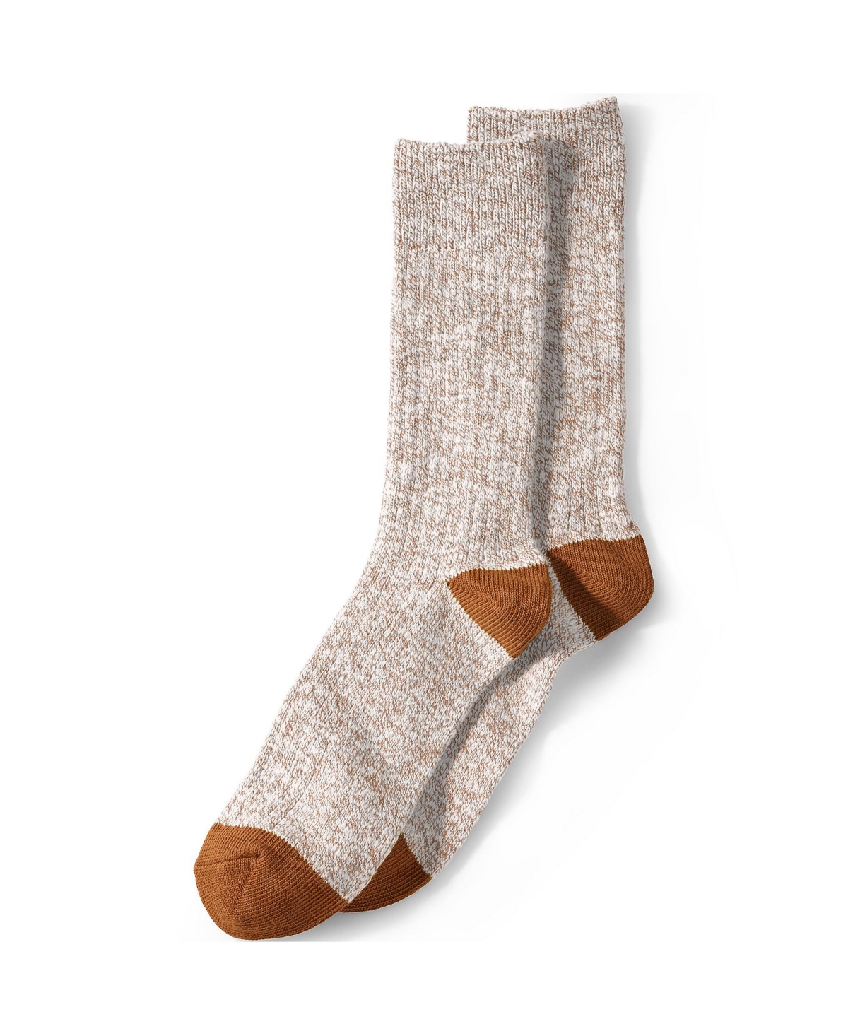 Lands' End Men's Marl Crew Camp Socks