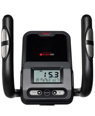 Ultra Silent Smart Elliptical Exerciser, 300LB Capacity & 16” Long Stride with Free SunnyFit App Bluetooth Connection