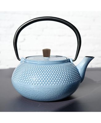 Enamelled Cast Iron Teapot