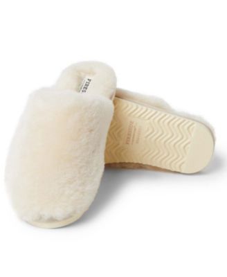 Women's Shelly Beach Genuine Shearling Fuzzy Scuff Slipper