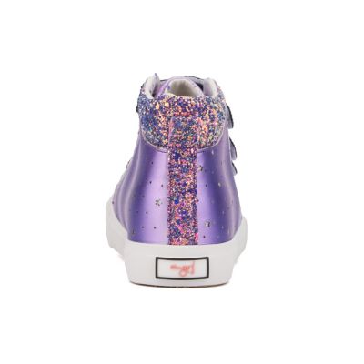 Girls Rain Bow High Top Sneaker