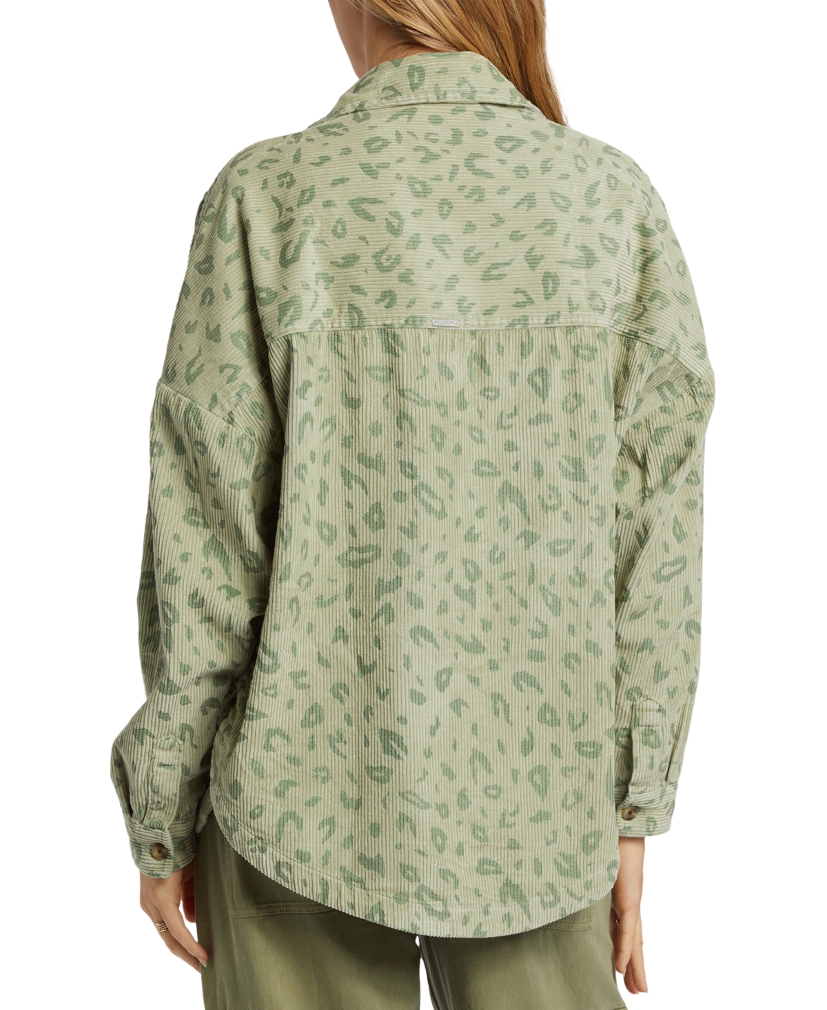 Billabong Juniors' Stoked On You Oversized Cotton Corduroy Shirt