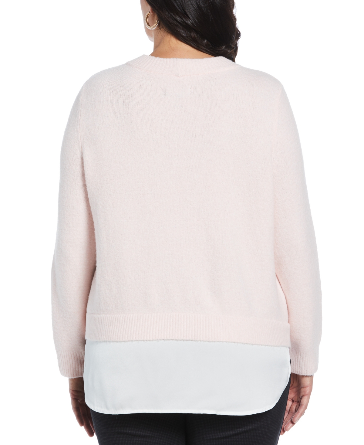 Rafaella Plus Size Layered Sweater