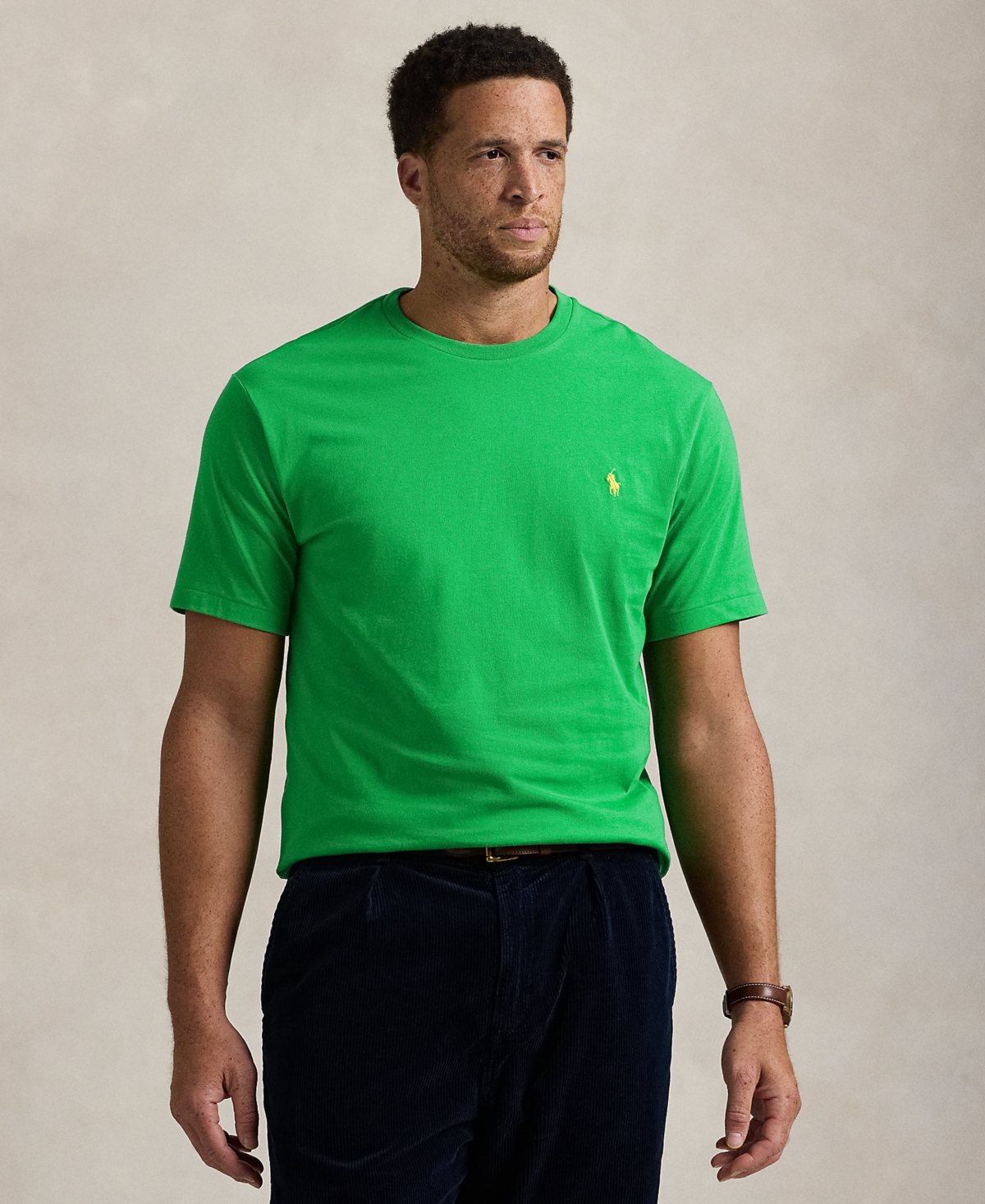 Polo Ralph Lauren Men's Big & Tall Crew-Neck Pocket T-Shirt