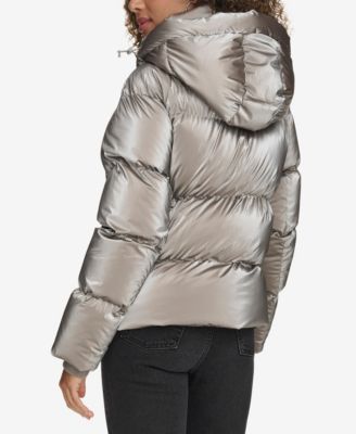 Women's Quilted Hooded Puffer Jacket