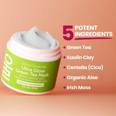 Korean Skin Care Green Tea Face Mask K Beauty Skincare