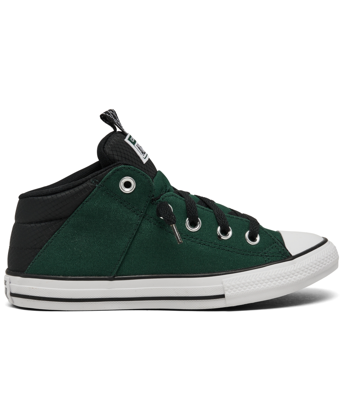 Shop Converse Little Boys' Chuck Taylor All Star Axel Mid Casual Sneakers From Finish Line In Green,black
