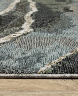 Oriental Weavers Echo Ech12 Rug Collection In Blue