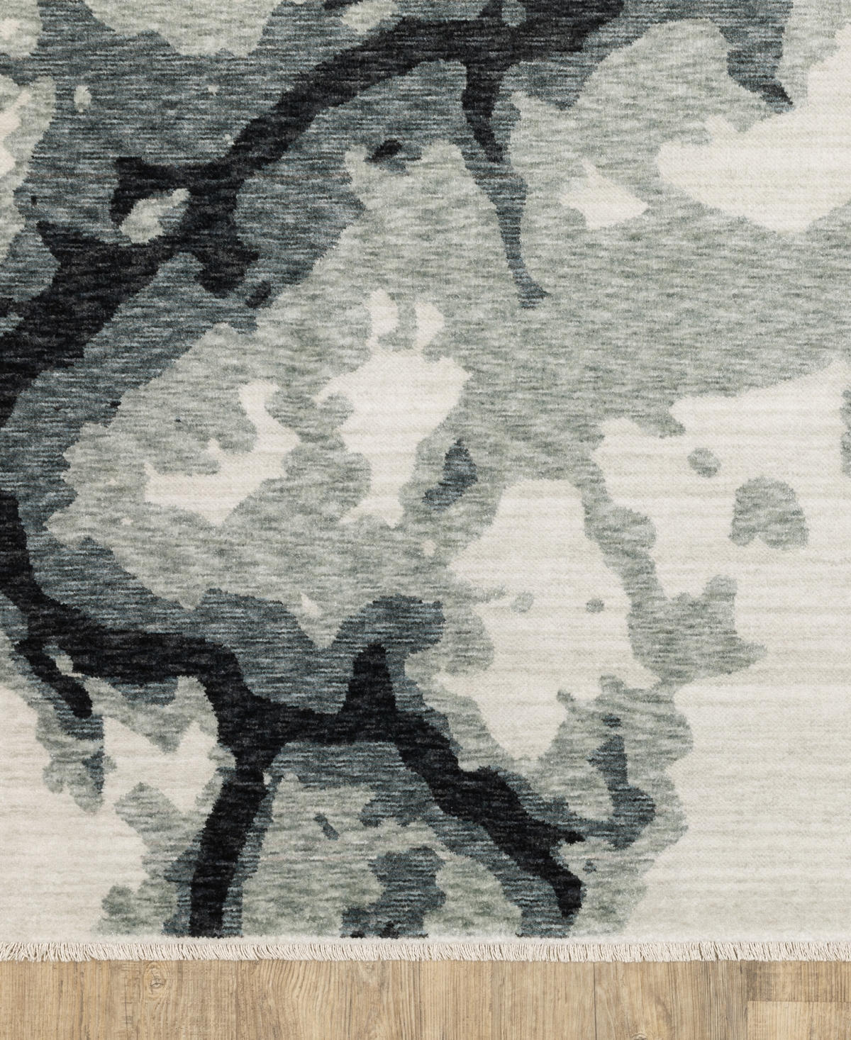 Oriental Weavers Echo Ech08 2'3"x7'6" Runner Area Rug In Blue