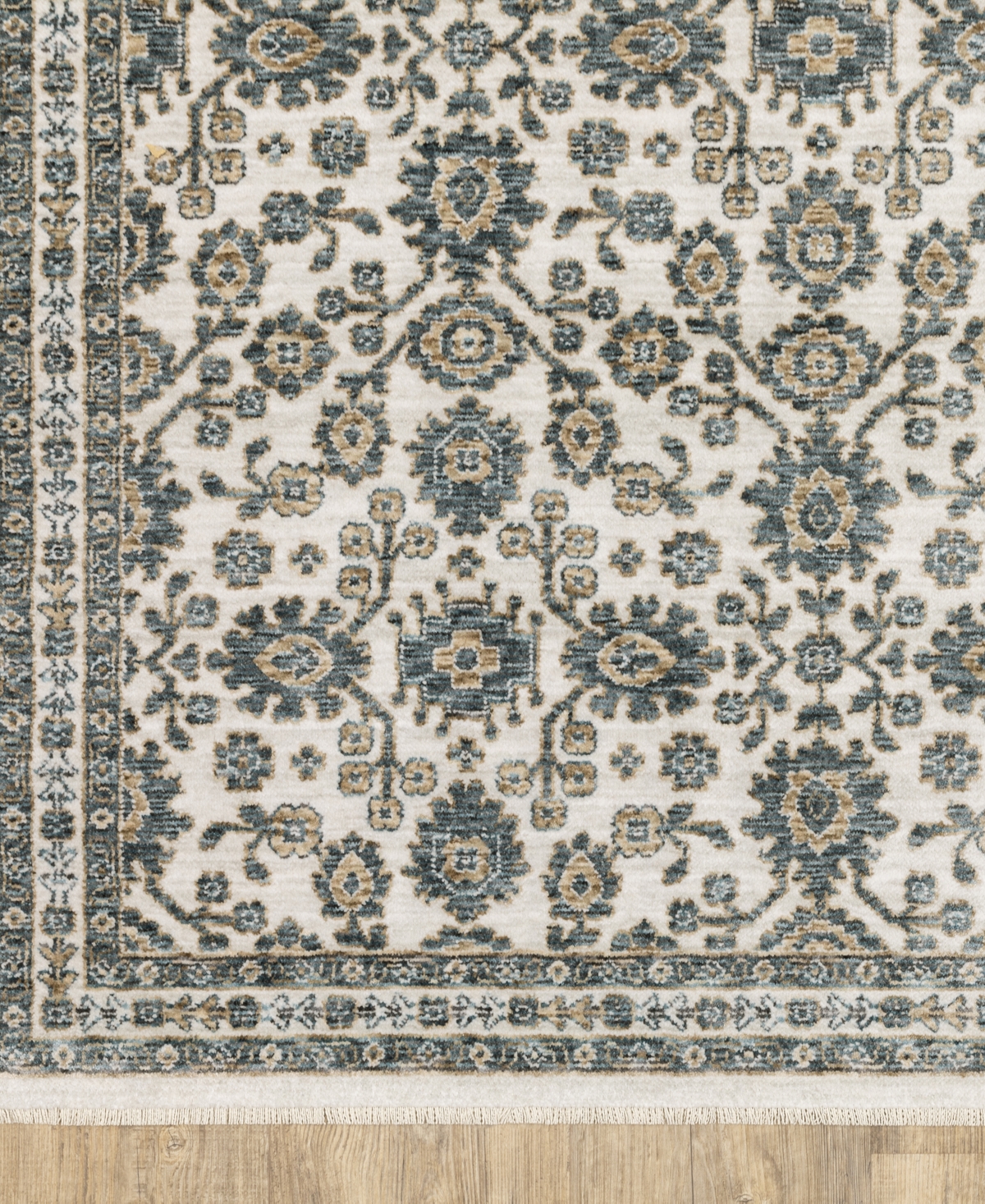 Oriental Weavers Echo Ech06 2'3"x7'6" Runner Area Rug In Ivory