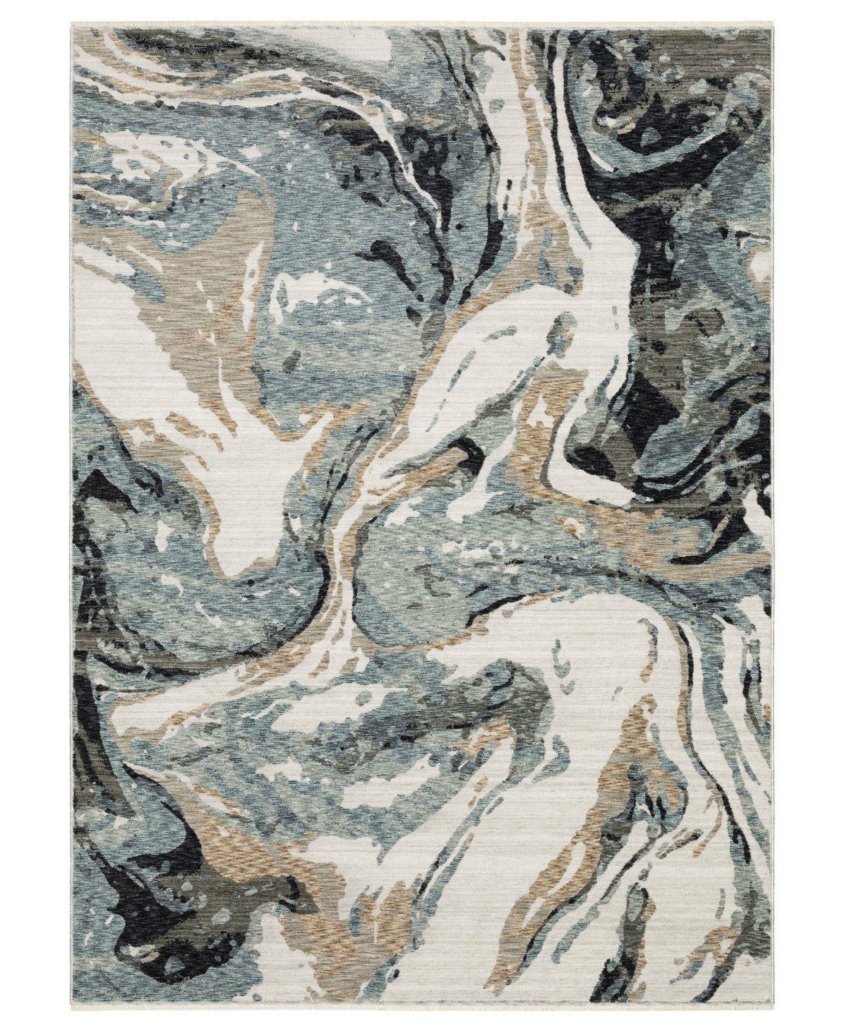 Oriental Weavers Echo Ech07 Rug Collection In Blue