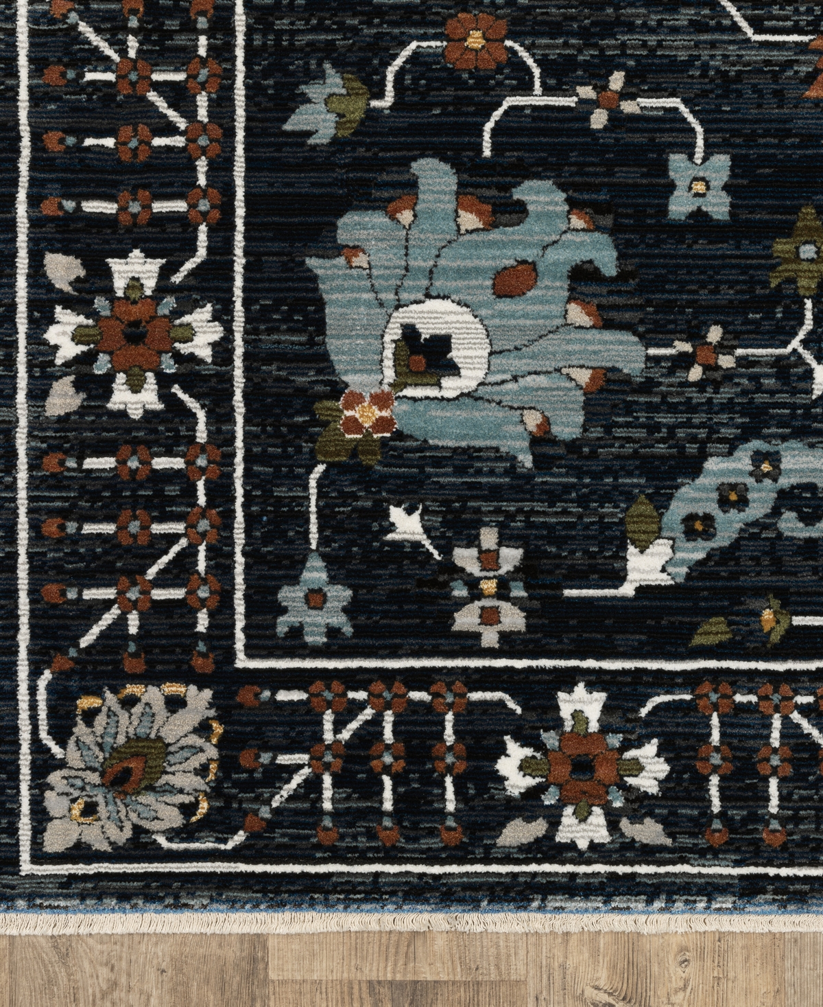 Oriental Weavers Keira Kei08 3'3"x5' Area Rug In Blue