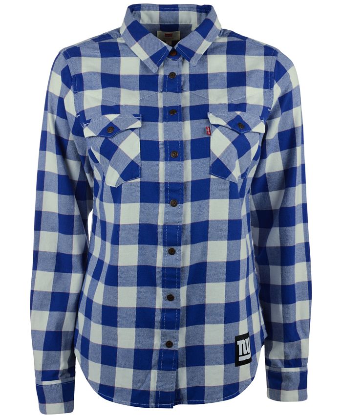 Los Angeles Dodgers Levi's Western Long Sleeve Button-Up Shirt - Royal