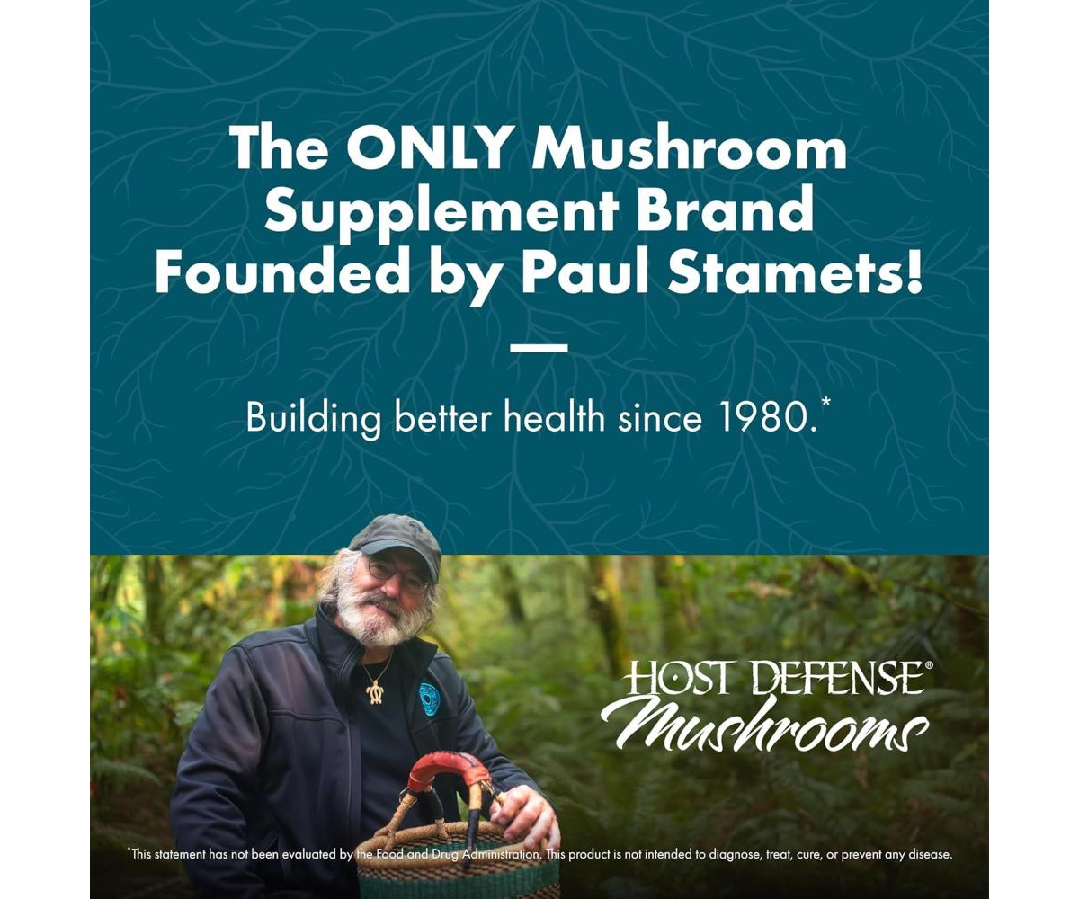 Host Defense Reishi Extract - Heart & Immune Health Support Supplement