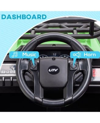 12V Kids UTV with Music, Lights, MP3/USB, Suspension, Camo