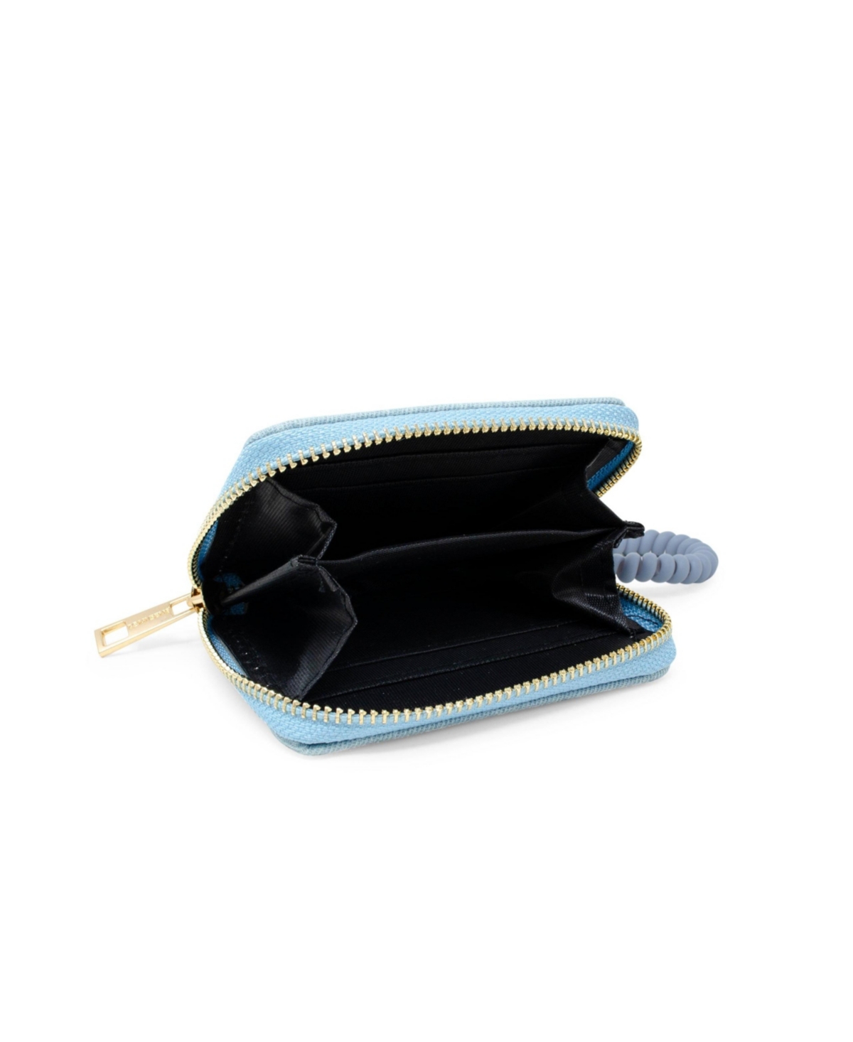 Tiny Treats + Zomi Gems Girls Sequin Heart Spiral Strap Wallet,- Blue