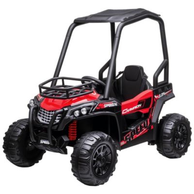 12V Kids UTV with Music, Lights, MP3/USB, Suspension,