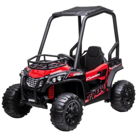 Детская игрушка Aosom 12V Kids UTV with Music, Lights & USB Ride-On Car, 1-Seat, Ages 3+, цвет: Красный