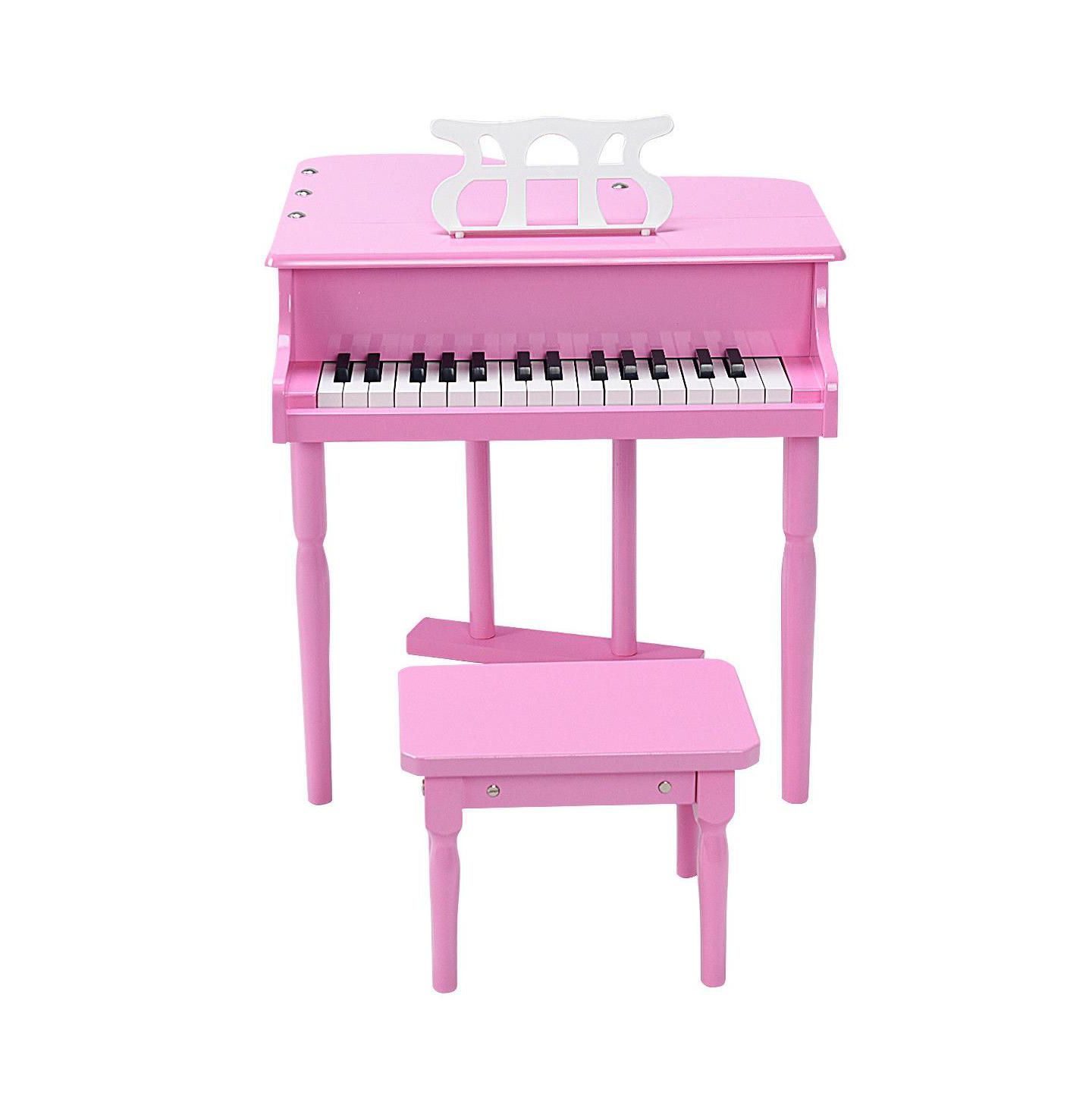 Детские игрушки HONGGE 30-Key Mini Grand Piano, 2-Piece Piano Set, Ages 3-9 — фото 2