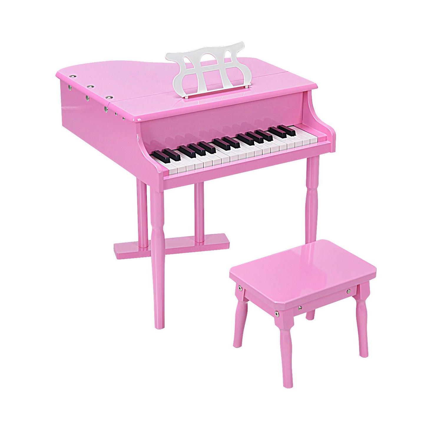 Детские игрушки HONGGE 30-Key Mini Grand Piano, 2-Piece Piano Set, Ages 3-9 — фото 7