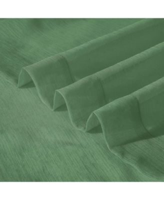 Melrose Semi Sheer Window Panel Set, 110" W x 84" L