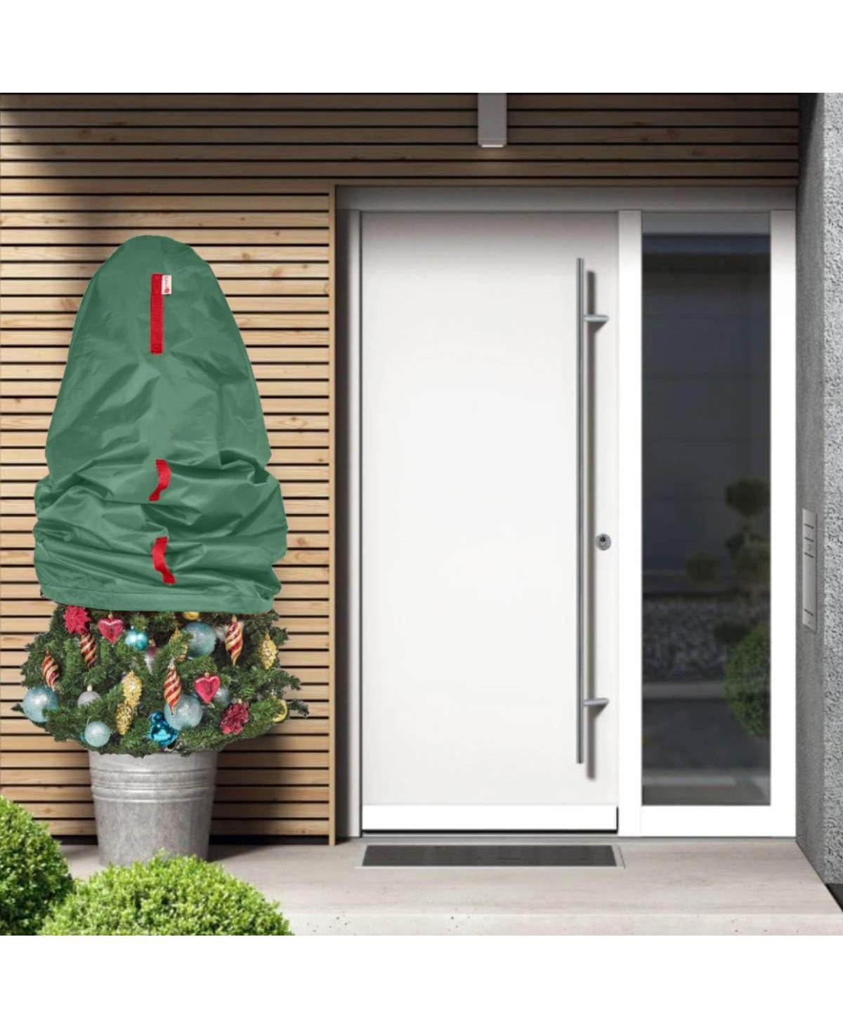 Florida Brands Upright Christmas Tree Storage Bag For Topiary and Holiday Tree up to 5 ft Tall