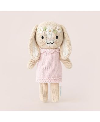 cuddle+kind Unisex Tiny Hannah the bunny (blush) - Baby