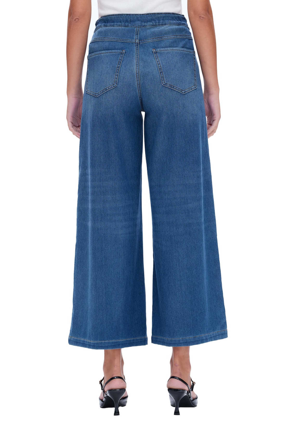 BAYEAS WOMEN'S HIGH RISE WIDE LEG FLARE JEANS 