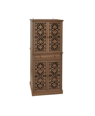 4-Door Cabinet with Drawer and Shelves