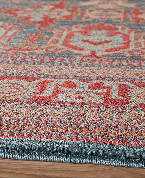 Momeni CLOSEOUT! Voyage Nomad Blue 5'3" x 7'6" Area Rug Rugs Macy's