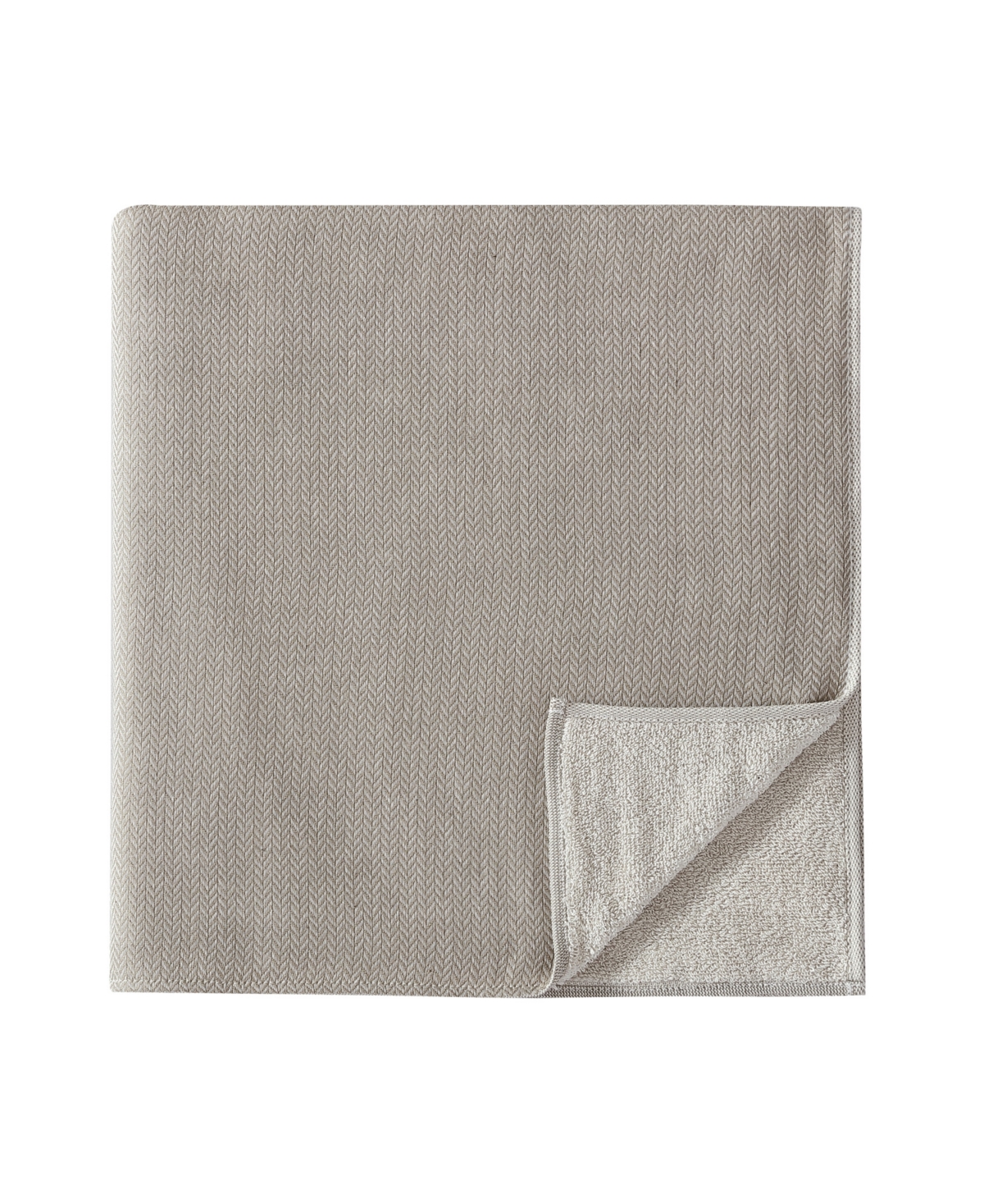 Uchino Natural Dyed Cotton Hand Towel, 30" X 13" In Coffee