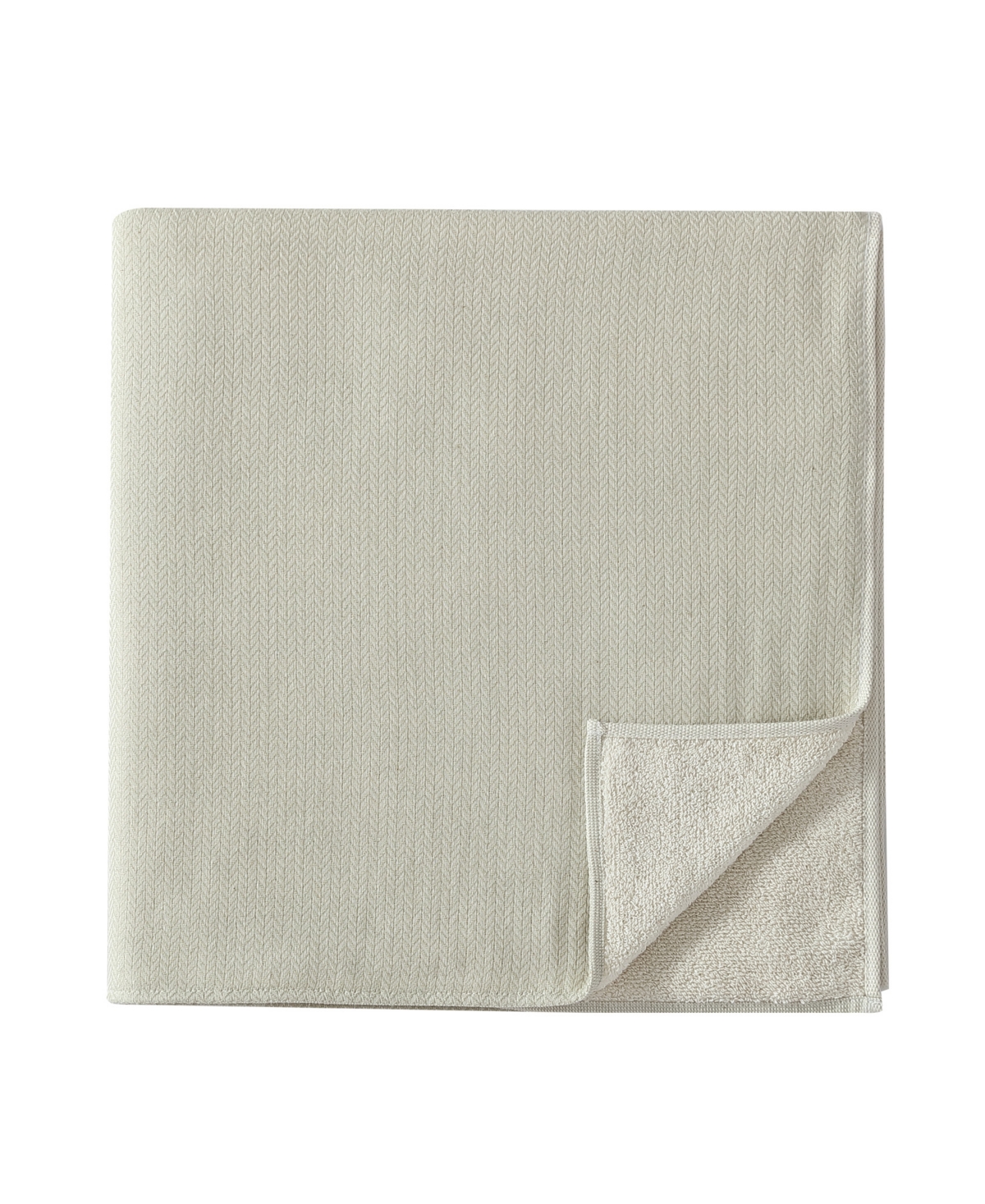Uchino Natural Dyed Cotton Hand Towel, 30" X 13" In Tea