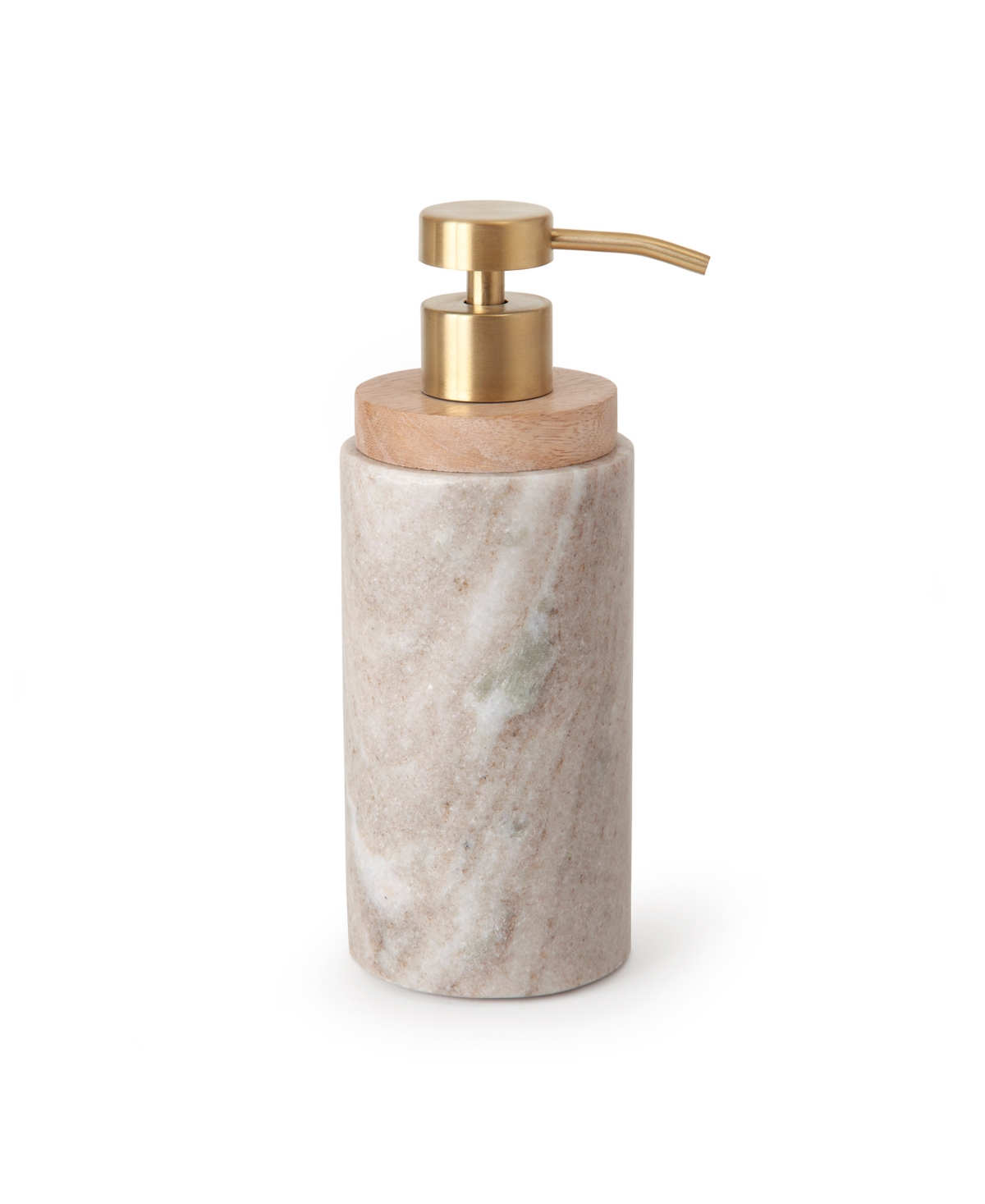 Dalton Marble Soap/Lotion Dispenser - Beige