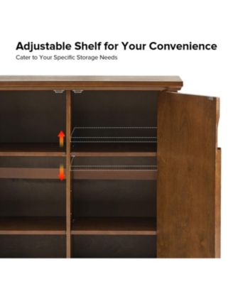 Rando Transitional 35'' Tall 2 - Door Accent Cabinet with Adjustable Shelves