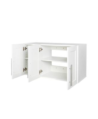 Stackable Wall Cabinet, 15.75" D x 35.43" W x 19.69" H