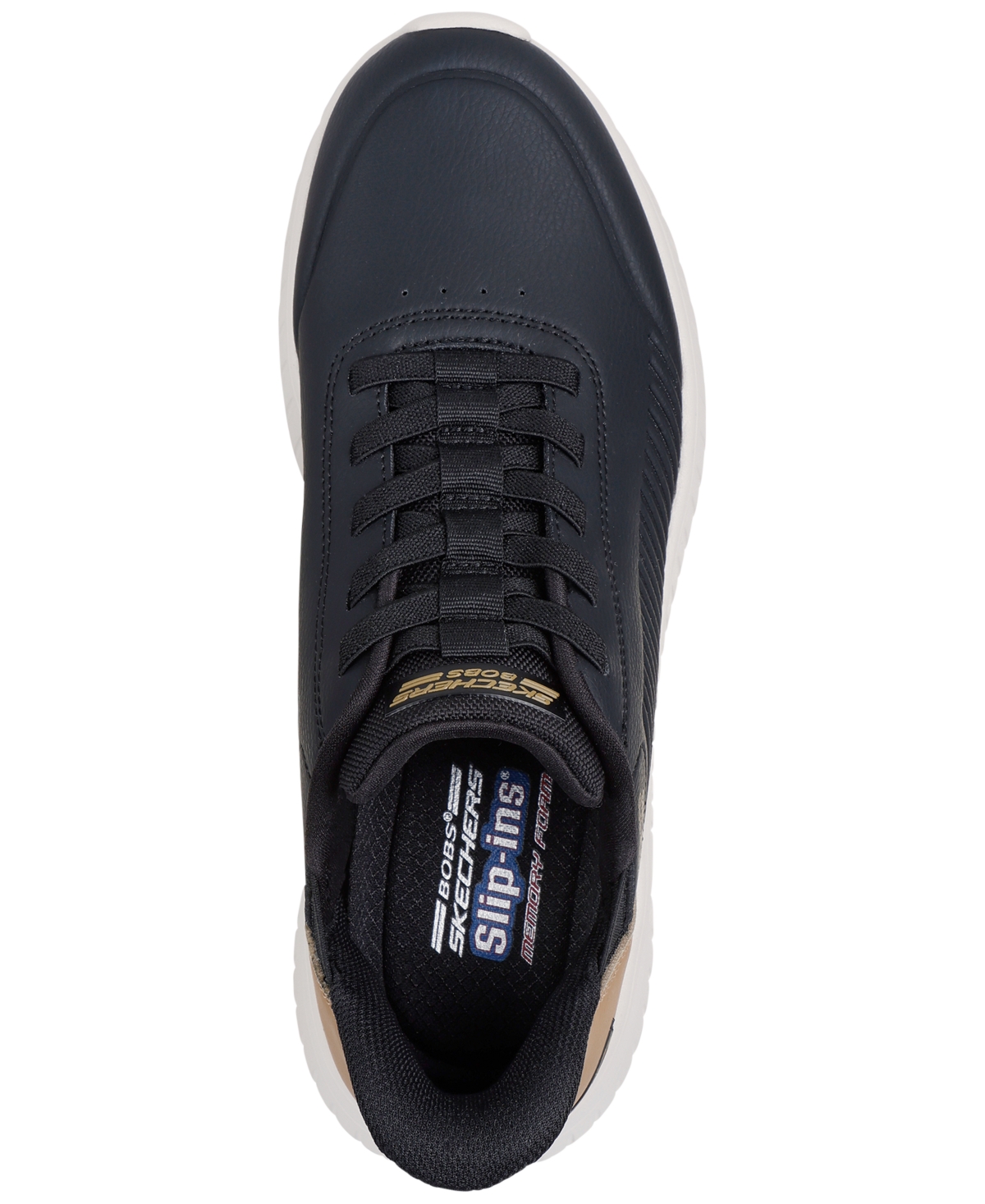 Skechers Men's Slip-ins: Bobs Sport Squad Chaos - Heel Preferred Memory Foam Casual Sneakers from Finish Line