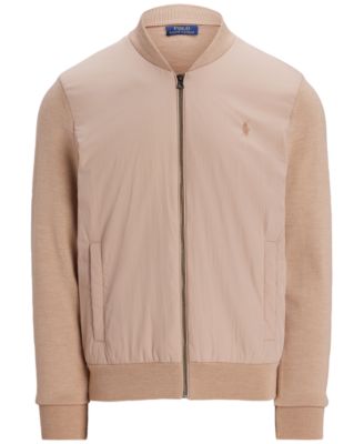 Men's Hybrid Wool Full-Zip Sweater