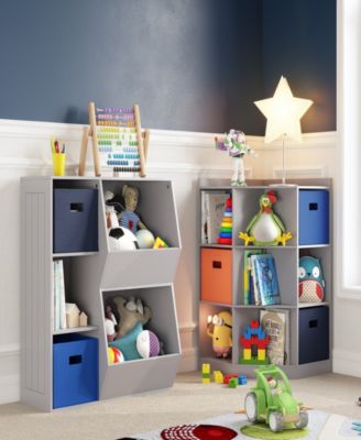 RiverRidge Kids 3-Cubby, 2-Veggie Bin Floor Cabinet